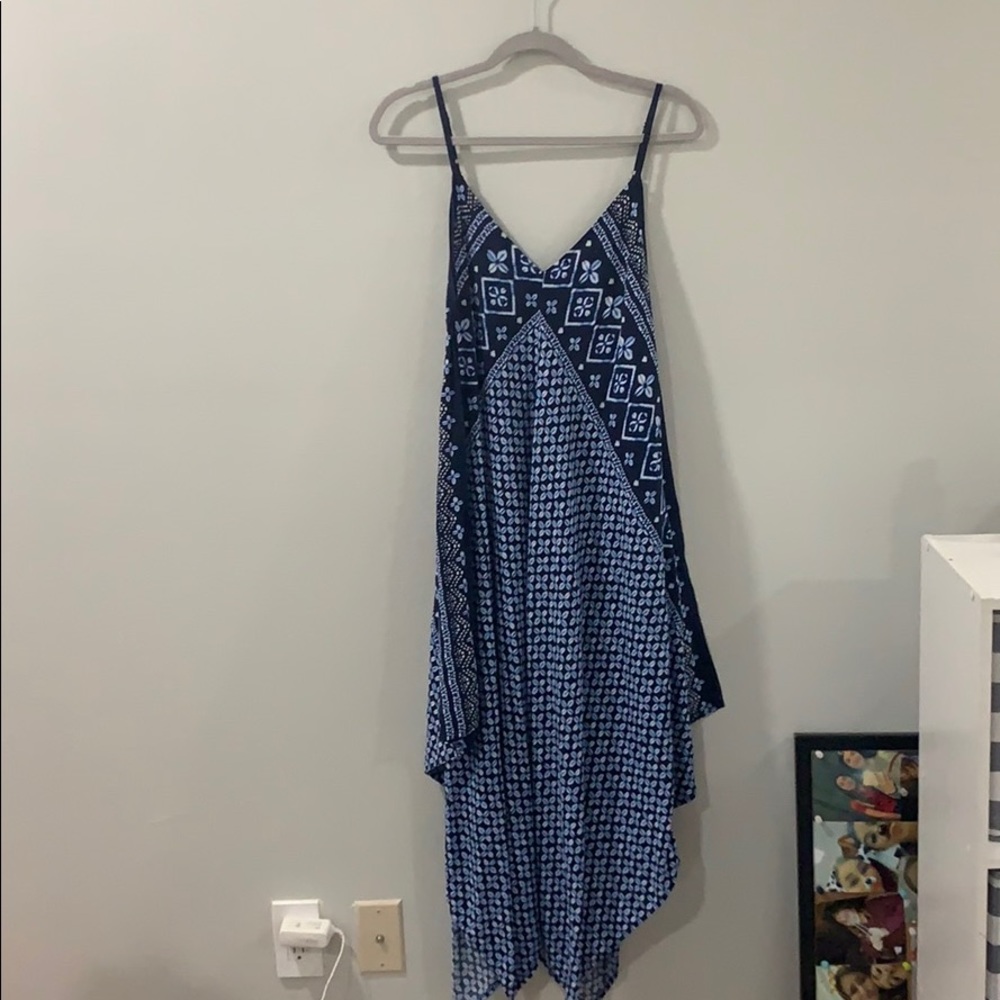 Tommy Bahama Blue and White Designed Sun Dress